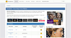 Desktop Screenshot of emojibase.com