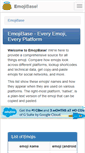 Mobile Screenshot of emojibase.com